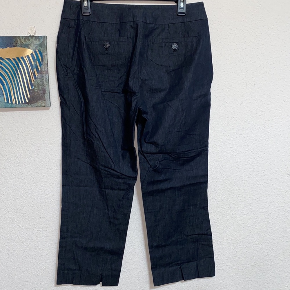 Loft- Gray Cropped Pants - Picture 3 of 4